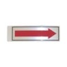 SILUETA ALUMINIO FLECHA ROJA 014