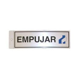 SILUETA ALUMINIO HORIZONTAL EMPUJAR 025