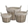 SET 3 CESTAS REDONDO CON METAL Y FORRO 450000010