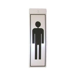SILUETA ALUMINIO FIGURA CABALLERO 029