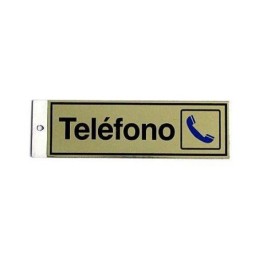 PICTOGRAMA LATONADO 180X60 TELEFONO
