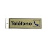 PICTOGRAMA LATONADO 180X60 TELEFONO