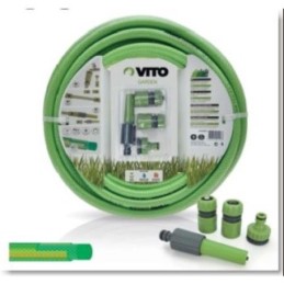KIT MANGUERA RIEGO COMPLETO 5/8 10M VIK6010