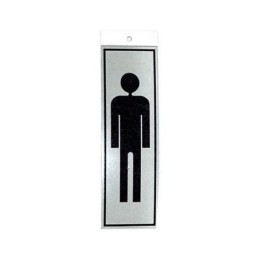 PICTOGRAMA LATONADO 180X60 SILUETA HOMBRE