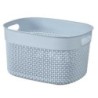 CESTA ROPA FILO RECTANGULAR S 6L AZUL