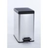CUBO PEDAL 25 L. SLIM BIN PLATA 213300