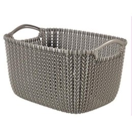 CESTO RECTANGULAR 19 L. MARRON 230001