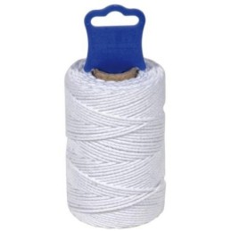 HILO ALGODON CABLEADO 1MM. 250M. BLANCO