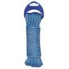 CORDON PP. ALMA TEXTURA 4MM. AZUL/BLANCO 25M.