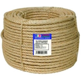 CUERDA CABLEADA SISAL 4 CABOS 6 MM. 200 M.