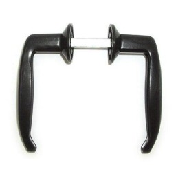 MANETA REGULABLE PAVONADO NEGRO CON TORNILLO 36