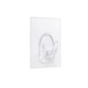 COLGADOR ADHERENTE REUTILIZABLE 60X47MM TRANSP.