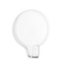 COLGADOR ADHESIVO CIRCULAR TRANSPARENTE 2UDS.