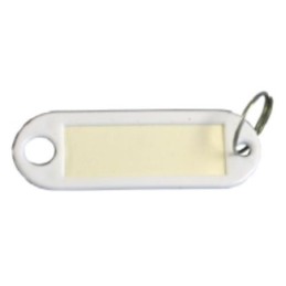 LLAVERO VENTANILLA BLANCO A-1 (BOLSA 100)