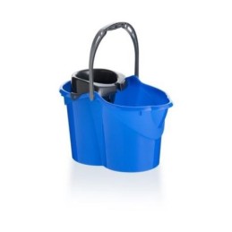 CUBO CON ESCURRIDOR 15L AZUL 9050