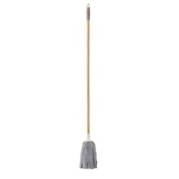 FREGONA MICROFIBRA BAMBOO PRINT GREY CON PALO 9394
