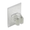 CUELGA ESCOBAS PLASTICO REMOVIBLE TRANSPARENTE