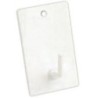 PERCHA MEDIANA ADHESIVA LACADO BLANCO (BL-3UND)