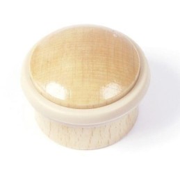 TOPE PUERTA ADHESIVO CILÍNDRICO MADERA HAYA