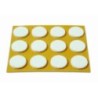 DESLIZADORES FIELTRO BLANCO 20MM B70730B