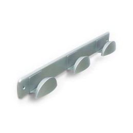 PERCHA MEDIA LUNA 3 BRAZOS CROMO 7244