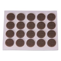 FIELTRO ADHESIVO DISCO 16 MM. MAR. DISPLAY-20