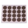 FIELTRO ADHESIVO DISCO 16 MM. MAR. DISPLAY-20