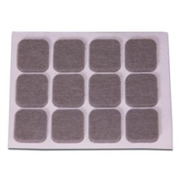 DESLIZADOR FIELTRO SINT. 20X23 MM. GRIS DISPLAY-12