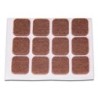DESLIZADORES FIELTRO ADHESIVO 20X23 MM. BL-12