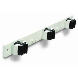 CUELGA ESCOBAS CON RODILLO BLANCO (DISPLAY-1) 7066