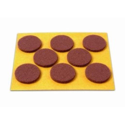 DESLIZADORES FIELTRO 25MM MARRON B70710M