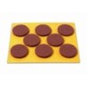 DESLIZADORES FIELTRO 25MM MARRON B70710M