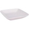 PLATO CUADRADO HONDO PORCELANA BLANCO 21CM
