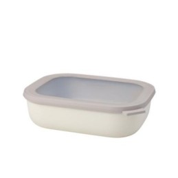 BOTE COCINA CIRQULA RECTANGULAR 2000ML NORDIC WHIT