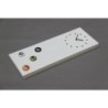 RELOJ MAGNETICO 66X25 BLANCO 0546-C1121W