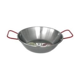 SARTEN PULIDA HONDA CON ASAS LA IDEAL 38 CM.