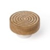 POMO 40MM MADERA C/BLANCO DESGASTADO 456BL