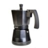 CAFETERA ALUMINIO INDUCCION NEGRA 12 TAZAS LUCCIA