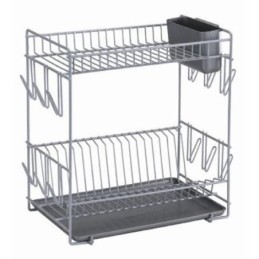 ESCURREPLATOS GRANDE GRIS 89010