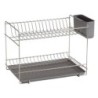 ESCURREPLATOS PEQUEÑO INOXIDABLE GRIS 90985