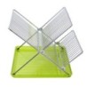 ESCURREPLATOS CROMADO PLEGABLE VERDE