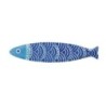 PLATO PESCADO LARGO 307CM PORCELANA AZUL