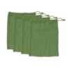 SET 4 BOLSAS REJILLA 30X40 VERDES PARA VERDURAS