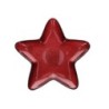 PLATO ESTRELLA 24 CM - COLOR ROJO