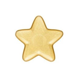PLATO ESTRELLA 24 CM - COLOR ORO