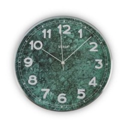 RELOJ ALUMINIO MARMOL VERDE 31 CM. 18560270
