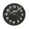 RELOJ ALUMINIO MARMOL NEGRO 31 CM. 18560271