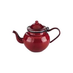 TETERA ESMALTADA 0,75 L. ROJO 910370