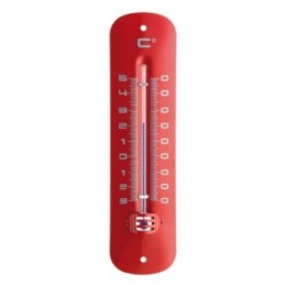 TERMOMETRO METAL ROJO 12.2051.05