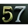 NUMERO LATON/50 NIQUEL SATINADO 6 E31006S